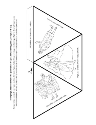 Veiklos puslapis. Evangelija padeda mums tapti panašiems į Jėzų Kristų
