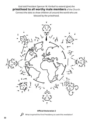 Priesthood for All Worthy Men coloring page