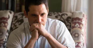 a man deep in thought