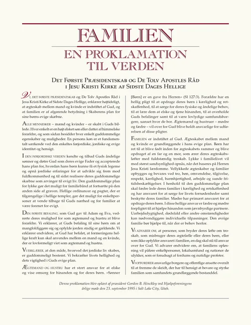 proclamation document