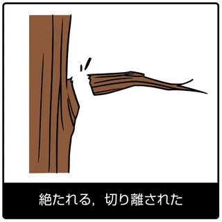 絶たれる，切り離された—福音のシンボル