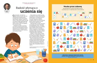 PDF z zadaniem dotyczącym szkolnych przyborów w tabeli