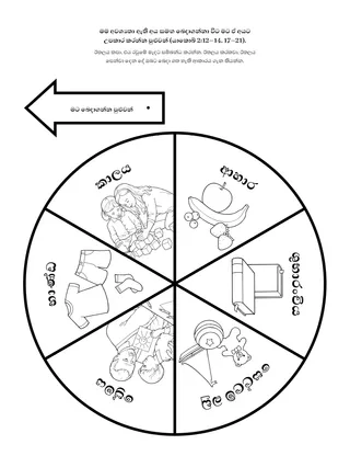 ක්‍රියාකාරකම් පිටුව: අවශ්‍යතා ඇති අය සමඟ බෙදාගැනීමෙන් මට ඔවුන්ට උදවු කරන්න පුළුවන්