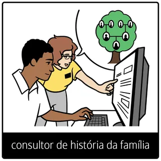 símbolo do evangelho consultor de história da família
