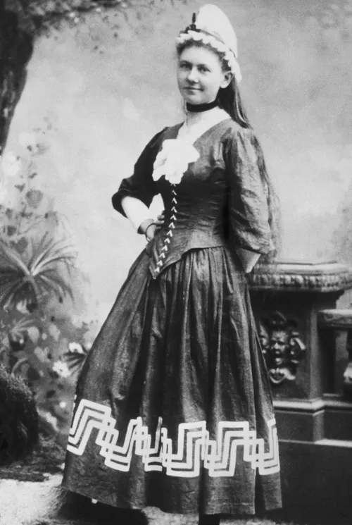 Lucy Woodruff in costume