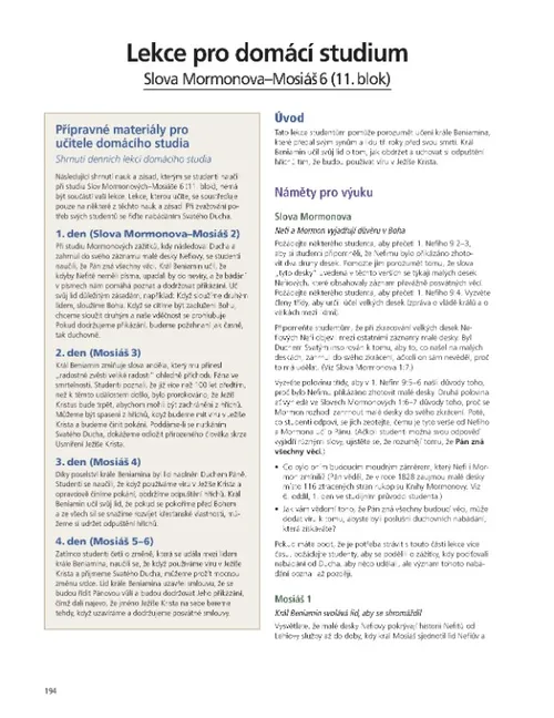 příklad příručky pro učitele