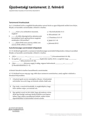 New Testament Seminary Teacher Manaul - 2023