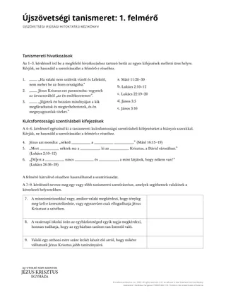 New Testament Seminary Teacher Manual - 2023