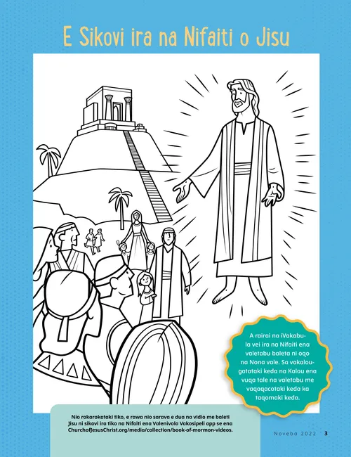 tabana ni rokarokataki ni nona rairai o Jisu vei ira na Nifaiti