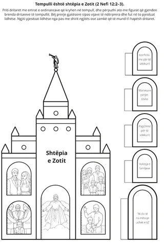 faqja e veprimtarisë: tempulli është shtëpia e Zotit