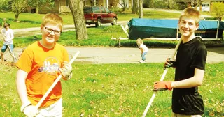 mga batan-on nga nagserbisyo