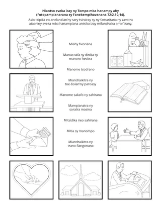 pejin’ny asa atao: manompo ireo mpikambana ao amin’ny paroasy ny eveka