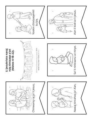 perel hu re kok’ k’anjel: Chinwanq raj jo’ li Jesus