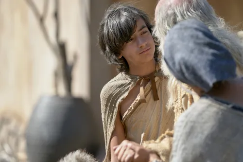 Jacob and Sariah help Lehi.