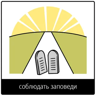 Евангельский символ «соблюдать заповеди»