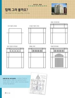 drawing instructions for temple