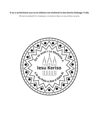 itulau o gaoioiga: O au o se Kerisiano
