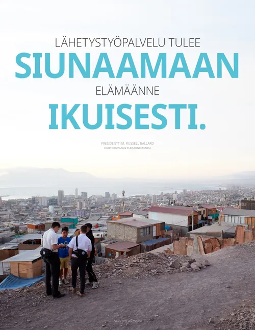 juliste lähetyssaarnaajista