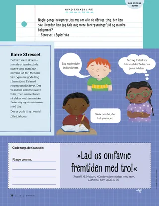 Page from the July 2022 Friend Magazine.