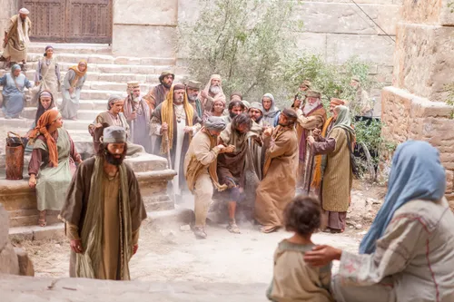 Luke 11:14–26; Matthew 12:31–42, A man with a devil is brought to Christ