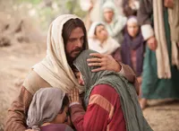 Jesus Christ comforts Mary and Martha after the death of Lazarus