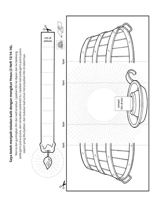 halaman aktiviti: Saya boleh menjadi contoh baik kepada orang lain
