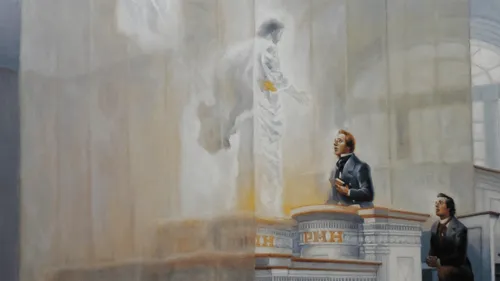 Jesus appearing to Joseph Smith in the Kirtland Temple