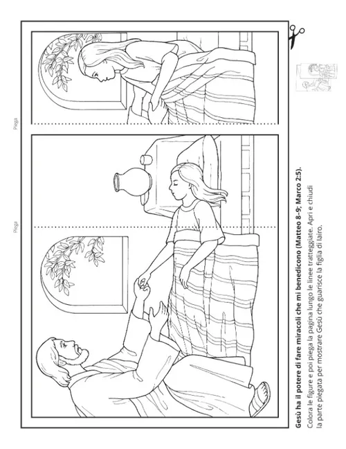 pagina delle attività – Gesù può compiere miracoli