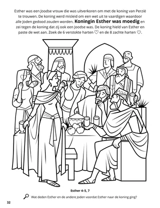 Esther coloring page