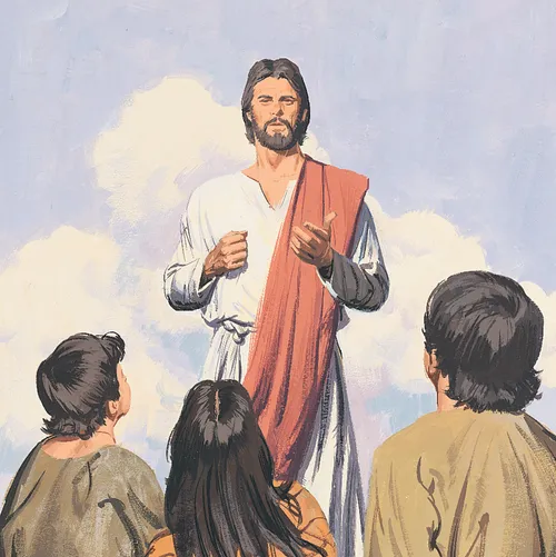 Jesus teaching people