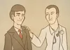 suited man and doctor