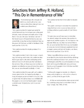 handout, Holland talk