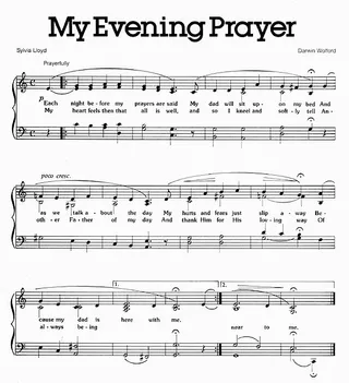 Music, My Evening Prayer