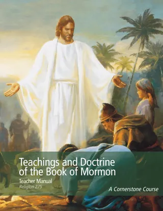 Teachings and Doctrine of the Book of Mormon Teacher Manual