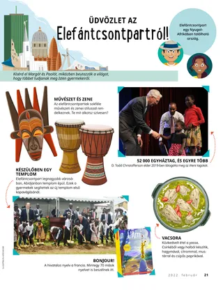 Page from the February 2022 Friend Magazine.