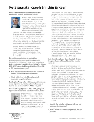 Ketä seurata Joseph Smithin jälkeen