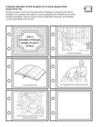 perel re kok’ k’anjel: Li Qaawa’ kixk’ojob’ wi’chik li Iglees rik’in xtenq’ laj Jose Smith
