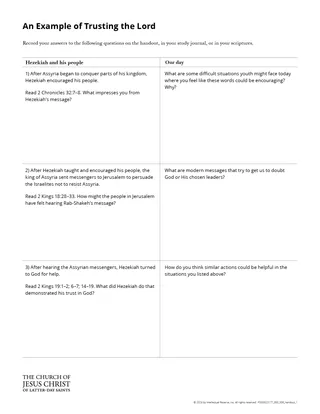 2026 Old Testament Seminary Teacher Materials