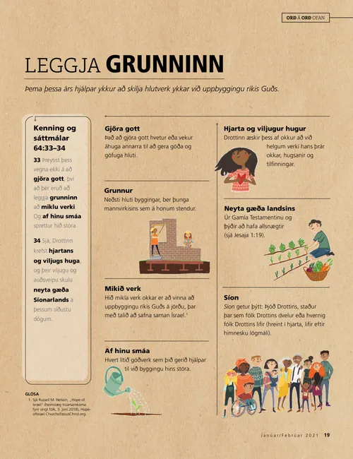 Leggja grunninn