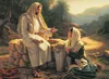 Christ teaching at the well
