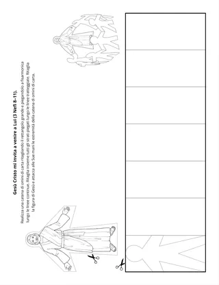 pagina delle attività: Gesù mi invita a venire a Lui