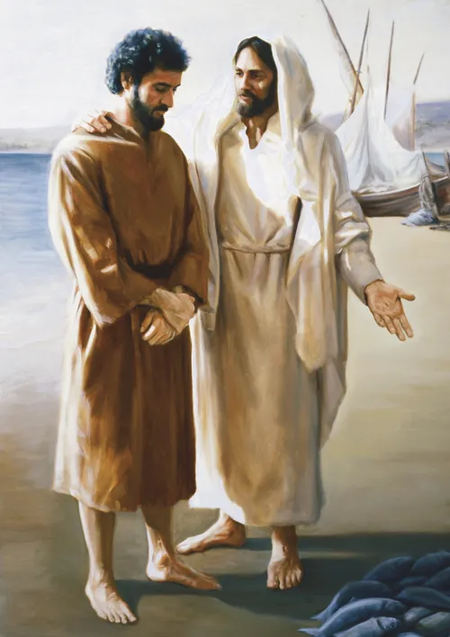 Christ and Peter