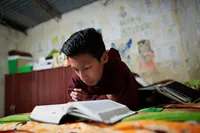 youth reading scriptures