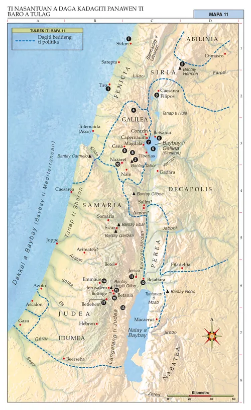 Mapa iti Biblia 11