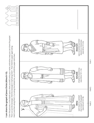 activity page: Sharing the gospel can require persistence and patience