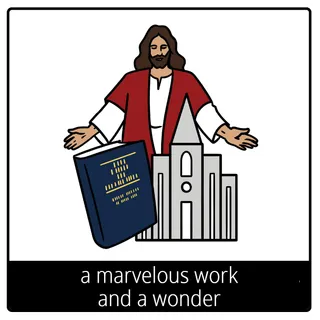 a marvelous work and a wonder gospel symbol