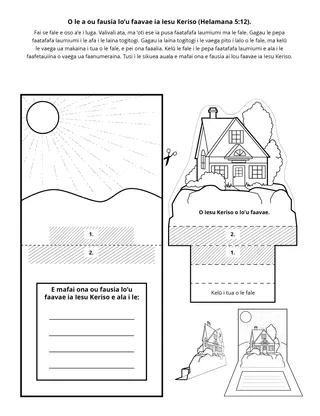 itulau o gaoioiga: O le a ou fausia loʻu faavae ia Iesu Keriso