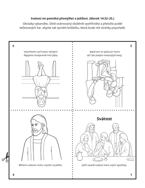 stránka s činnostmi: Svátost