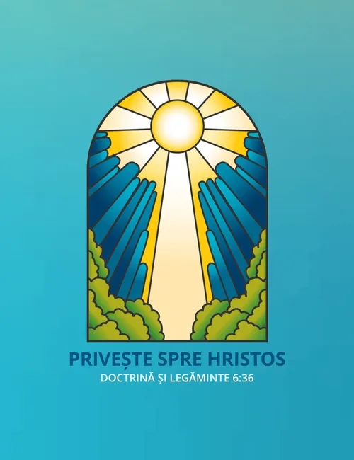 Afiș cu tema tinerilor din anul 2025.