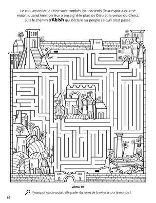 Abish Gathers the People coloring page